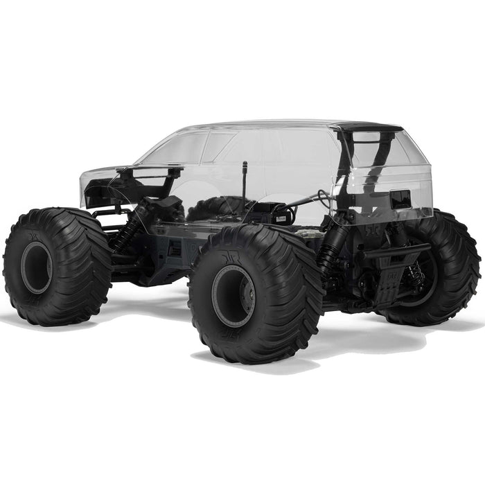 ARA3230SKT2 Arrma 1/10 GORGON 2WD RTA Kit Brushed Monster Truck (Battery & Charger Included), Clear