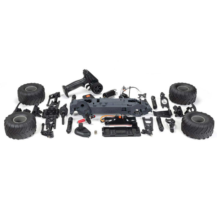 ARA3230SKT2 Arrma 1/10 GORGON 2WD RTA Kit Brushed Monster Truck (Battery & Charger Included), Clear