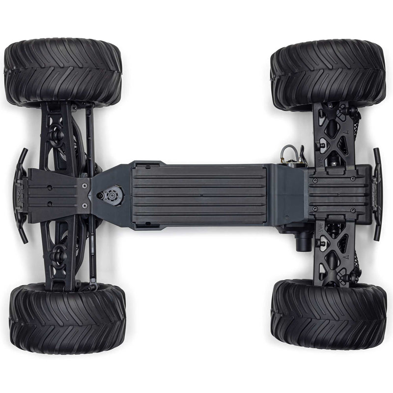 ARA3230SKT2 Arrma 1/10 GORGON 2WD RTA Kit Brushed Monster Truck (Battery & Charger Included), Clear