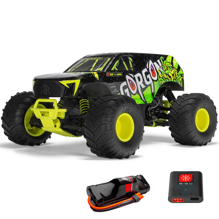 ARA3230ST - Arrma 1/10th GORGON 4X2 MEGA 550 Brushed Monster Truck RTR w/ Battery & Charger