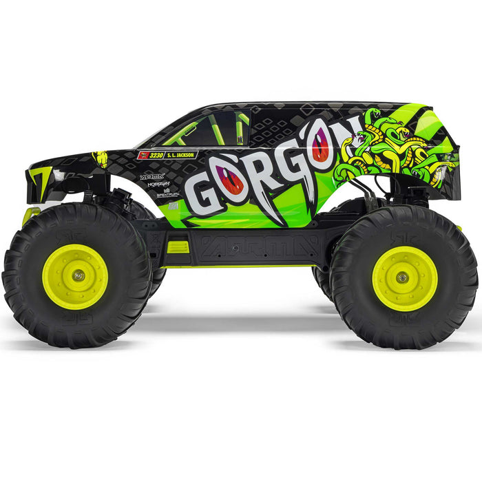 ARA3230ST - Arrma 1/10th GORGON 4X2 MEGA 550 Brushed Monster Truck RTR w/ Battery & Charger