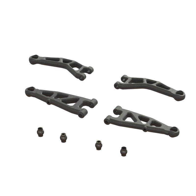 ARA330809 ARRMA  GROM Front Suspension Arm Set A