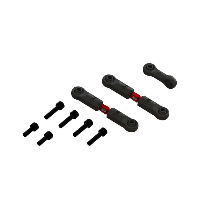 ARA340217 ARRMA Aluminum Adjustable Steering Links Set B (2): GROM