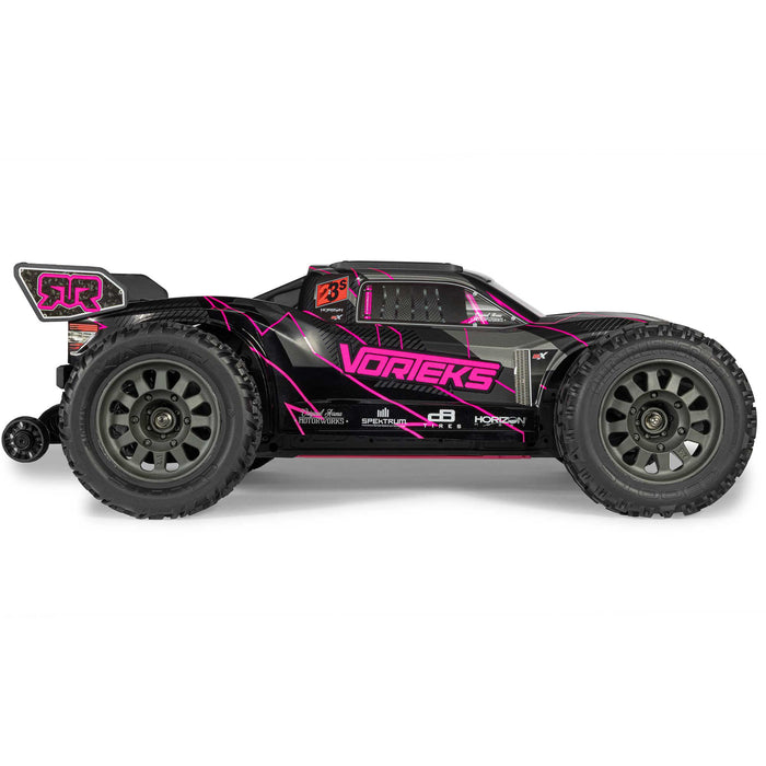 ARA3505T Arrma 1/10 VORTEKS 223S DSC 2WD RTR Brushless Stadium Truck, Pink