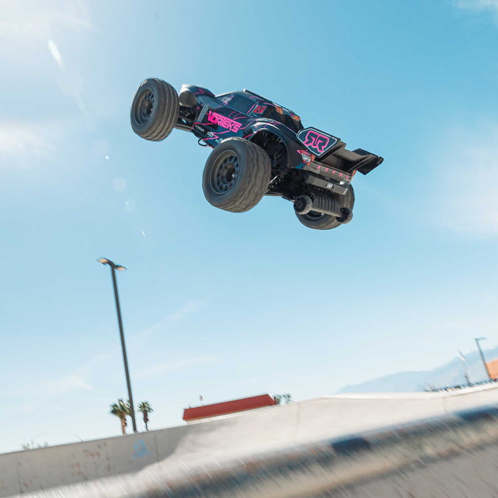 ARA3505T Arrma 1/10 VORTEKS 223S DSC 2WD RTR Brushless Stadium Truck, Pink