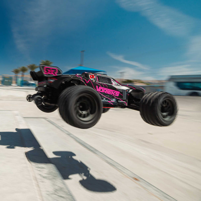 ARA3505T Arrma 1/10 VORTEKS 223S DSC 2WD RTR Brushless Stadium Truck, Pink