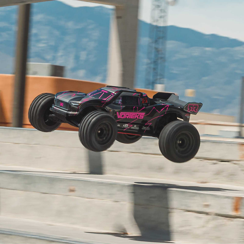 ARA3505T Arrma 1/10 VORTEKS 223S DSC 2WD RTR Brushless Stadium Truck, Pink