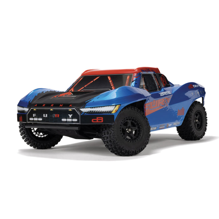 ARA3521T Arrma 1/10 FURY 223S BLX Brushless 2WD Short Course Truck RTR with DSC