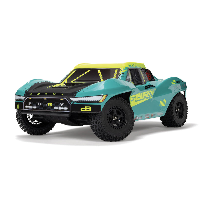 ARA3521T Arrma 1/10 FURY 223S BLX Brushless 2WD Short Course Truck RTR with DSC