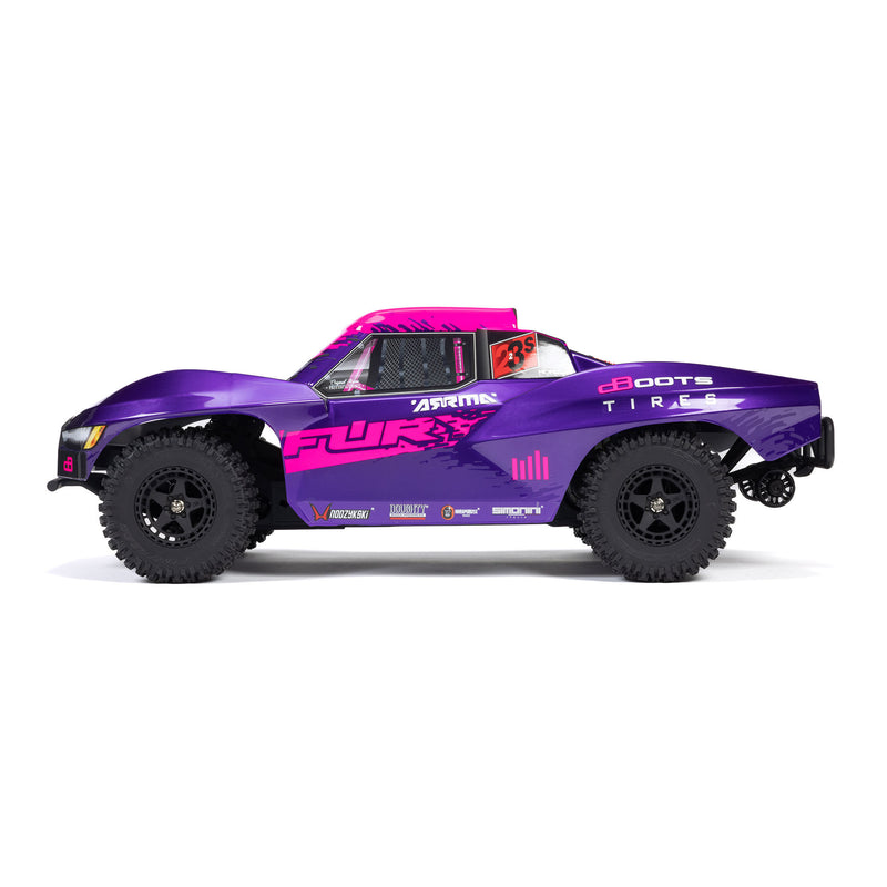 ARA3521T Arrma 1/10 FURY 223S BLX Brushless 2WD Short Course Truck RTR with DSC