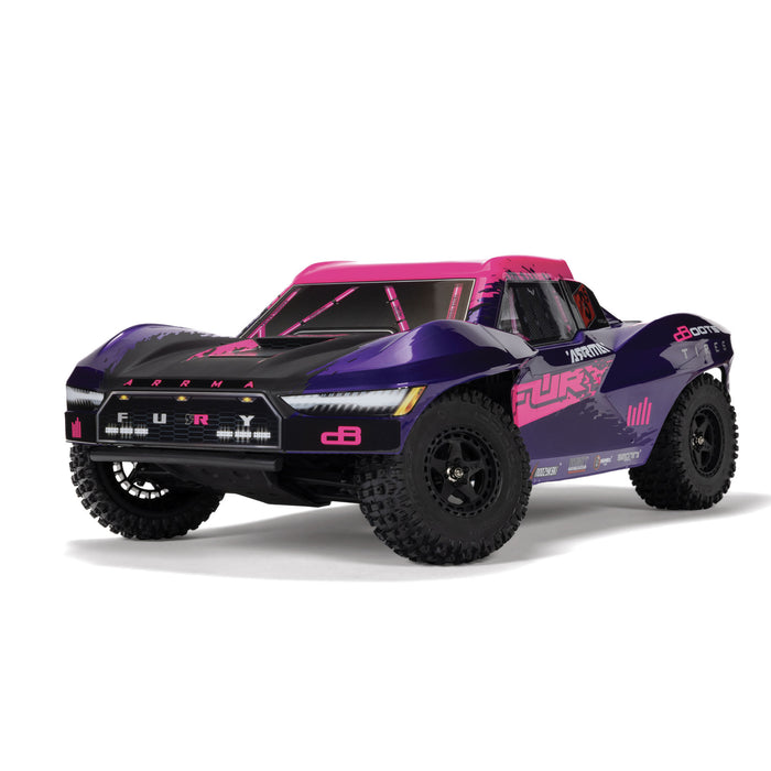 ARA3521T Arrma 1/10 FURY 223S BLX Brushless 2WD Short Course Truck RTR with DSC