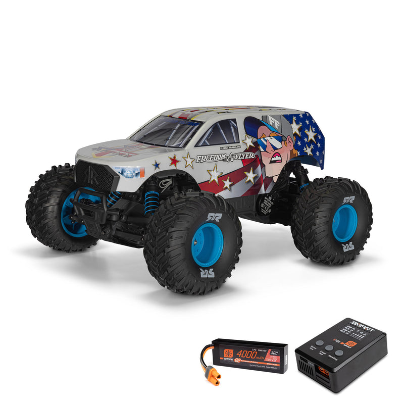 ARA3530SFFT1 "PREORDER" Arrma 1/10 FREEDOM FLYER 223S 2WD RTR Brushless Monster Truck (Battery & Charger Included)