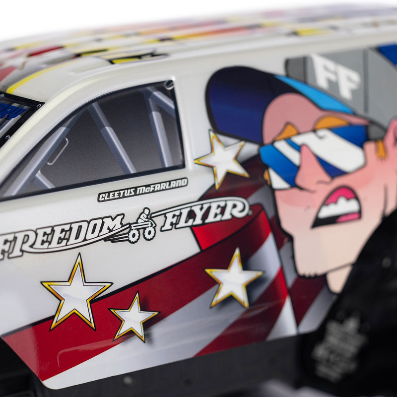 ARA3530SFFT1 "PREORDER" Arrma 1/10 FREEDOM FLYER 223S 2WD RTR Brushless Monster Truck (Battery & Charger Included)