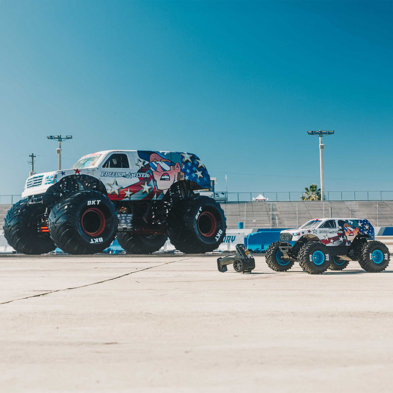 ARA3530SFFT1 "PREORDER" Arrma 1/10 FREEDOM FLYER 223S 2WD RTR Brushless Monster Truck (Battery & Charger Included)