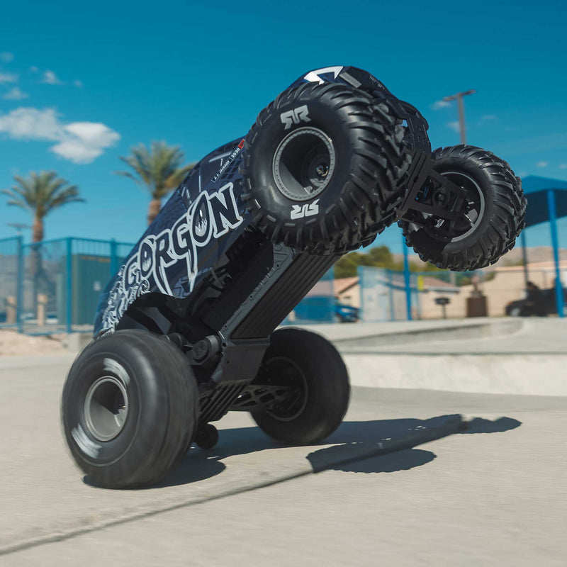 ARA3530T Arrma Gorgon 223S 1/10 RTR Brushless 2WD Monster Truck w/SLT2 2.4GHz Radio & DSC