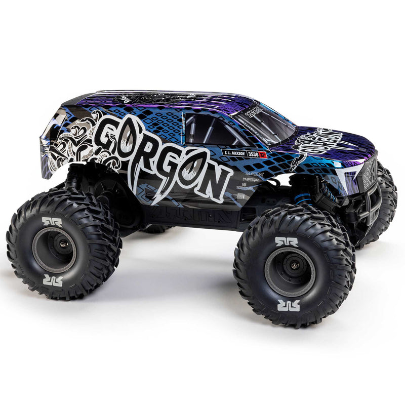 ARA3530T Arrma Gorgon 223S 1/10 RTR Brushless 2WD Monster Truck w/SLT2 2.4GHz Radio & DSC