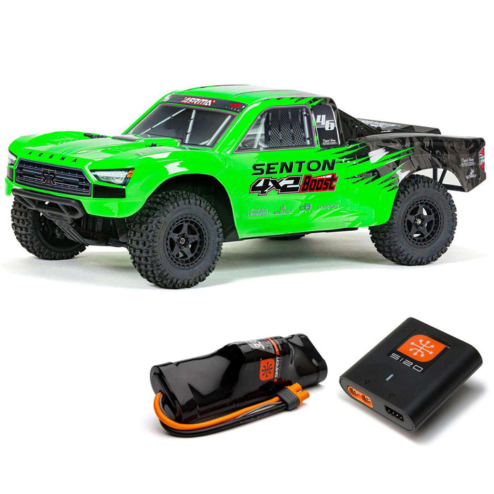 ARA4103SV4 1/10 SENTON 4X2 BOOST MEGA 550 Brushed Short Course Truck RTR with Battery & Charger