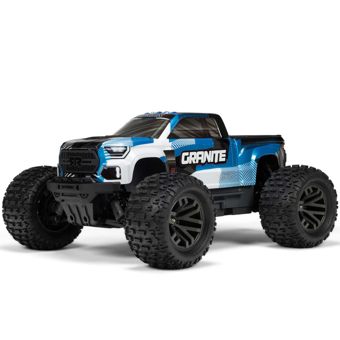 ARA4302V4T ARRMA 1/10 GRANITE 223S DSC 4X4 RTR Brushless Monster Truck, Gun Metal