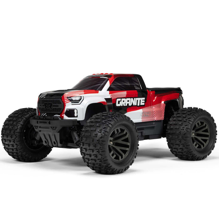 ARA4302V4T ARRMA 1/10 GRANITE 223S DSC 4X4 RTR Brushless Monster Truck, Gun Metal