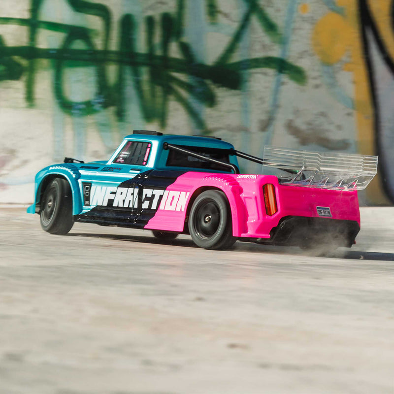 ARA4315V4T Arrma 1/8 INFRACTION 223S DSC 4X4 RTR Brushless All-Road Street Bash Truck