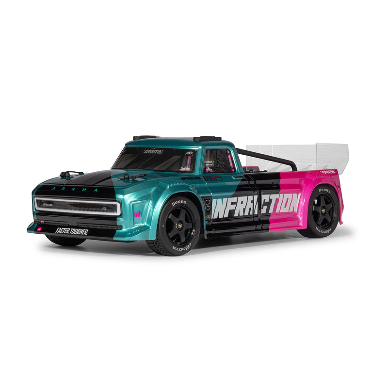 ARA4315V4T Arrma 1/8 INFRACTION 223S DSC 4X4 RTR Brushless All-Road Street Bash Truck