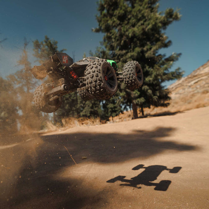 ARA4408V2T4 Arrma 1/10 KRATON 4S 4X4 RTR Brushless Speed Truck, Green