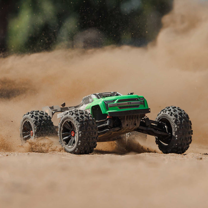 ARA4408V2T4 Arrma 1/10 KRATON 4S 4X4 RTR Brushless Speed Truck, Green
