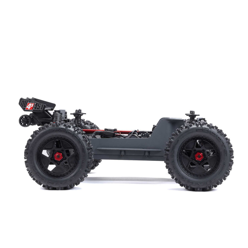 ARA4410V2T Arrma 1/10 OUTCAST 4S 4X4 RTR Brushless Stunt Truck, Red