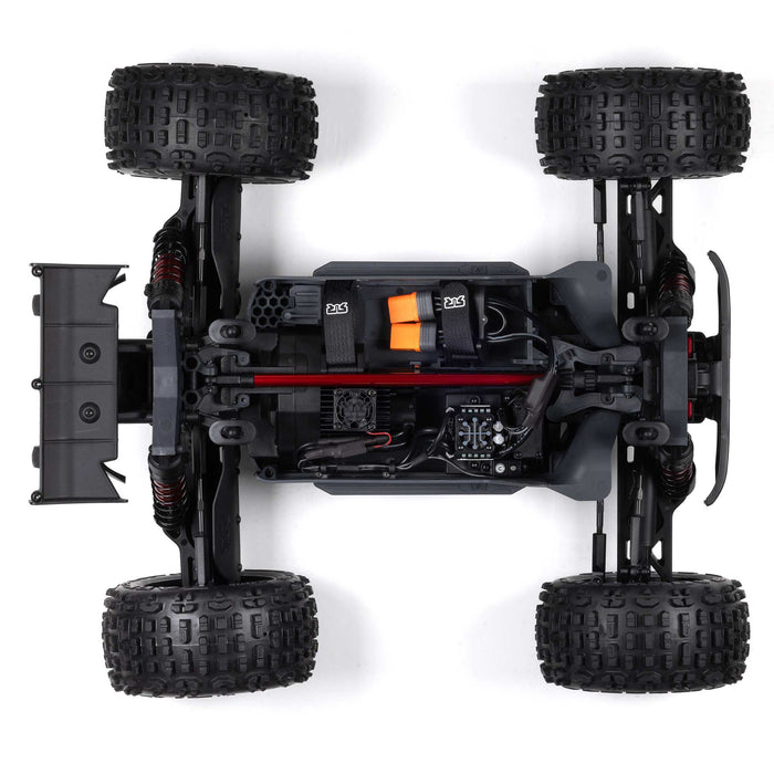 ARA4410V2T Arrma 1/10 OUTCAST 4S 4X4 RTR Brushless Stunt Truck, Red