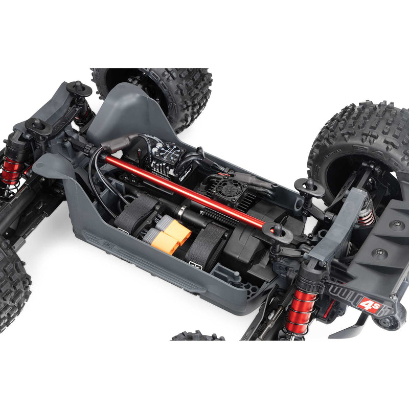 ARA4410V2T Arrma 1/10 OUTCAST 4S 4X4 RTR Brushless Stunt Truck, Red