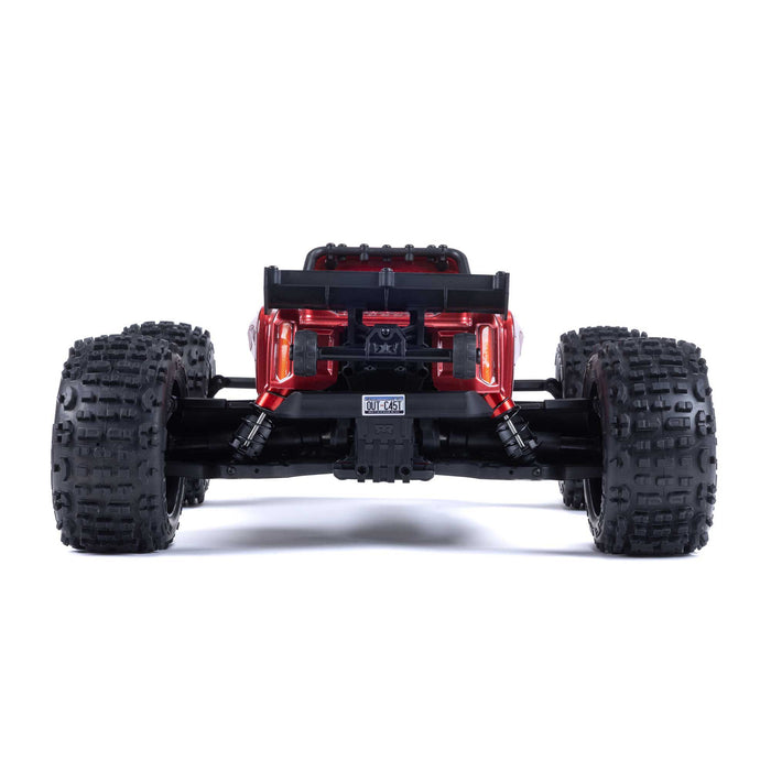 ARA4410V2T Arrma 1/10 OUTCAST 4S 4X4 RTR Brushless Stunt Truck, Red