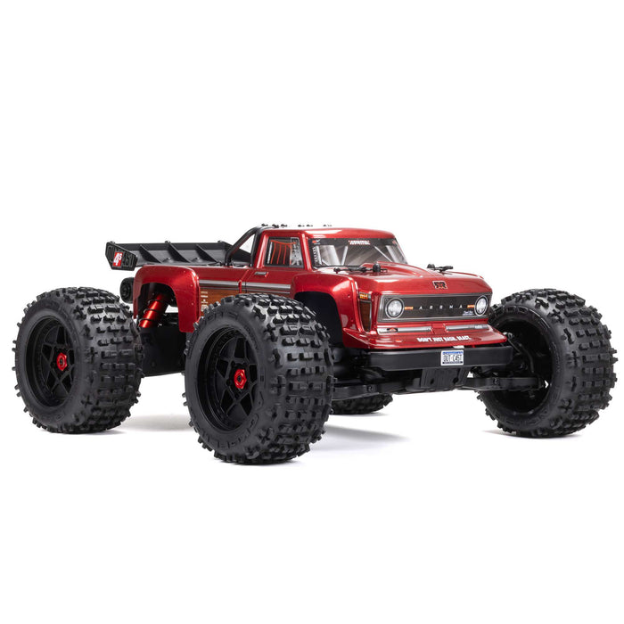 ARA4410V2T Arrma 1/10 OUTCAST 4S 4X4 RTR Brushless Stunt Truck, Red