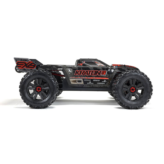 ARA5808V2T1 ARRMA 1/5 KRATON 8S EXB AVC 4X4 RTR Brushless Speed Truck, Black
