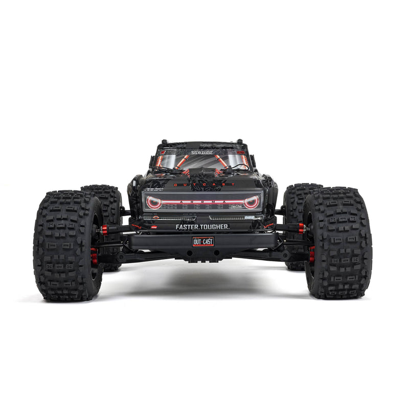 ARA5810V2T1 ARRMA 1/5 OUTCAST 8S EXB AVC 4X4 RTR Brushless Stunt Truck, Black