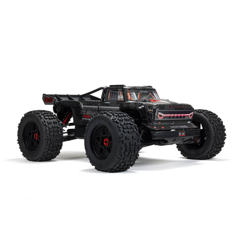 ARA5810V2T1 ARRMA 1/5 OUTCAST 8S EXB AVC 4X4 RTR Brushless Stunt Truck, Black