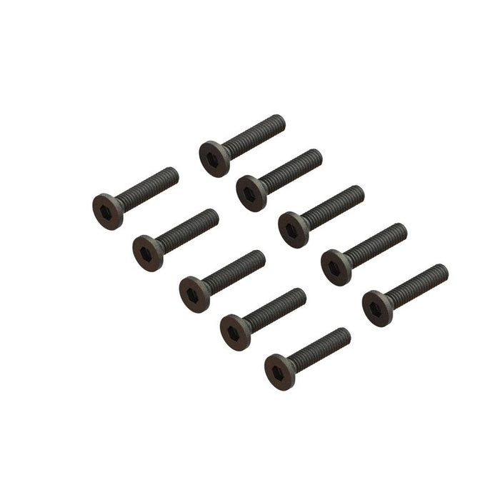 ARA702017 ARRMA FLAT HEAD SCREW M2.5X12MM (10)