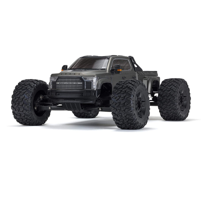 ARA7612T ARRMA 1/7 BIG ROCK 6S 4X4 RTR Brushless Monster Truck, Available in Red, Gunmetal and White