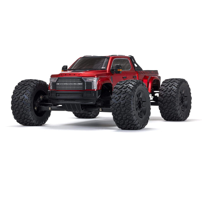 ARA7612T ARRMA 1/7 BIG ROCK 6S 4X4 RTR Brushless Monster Truck, Available in Red, Gunmetal and White