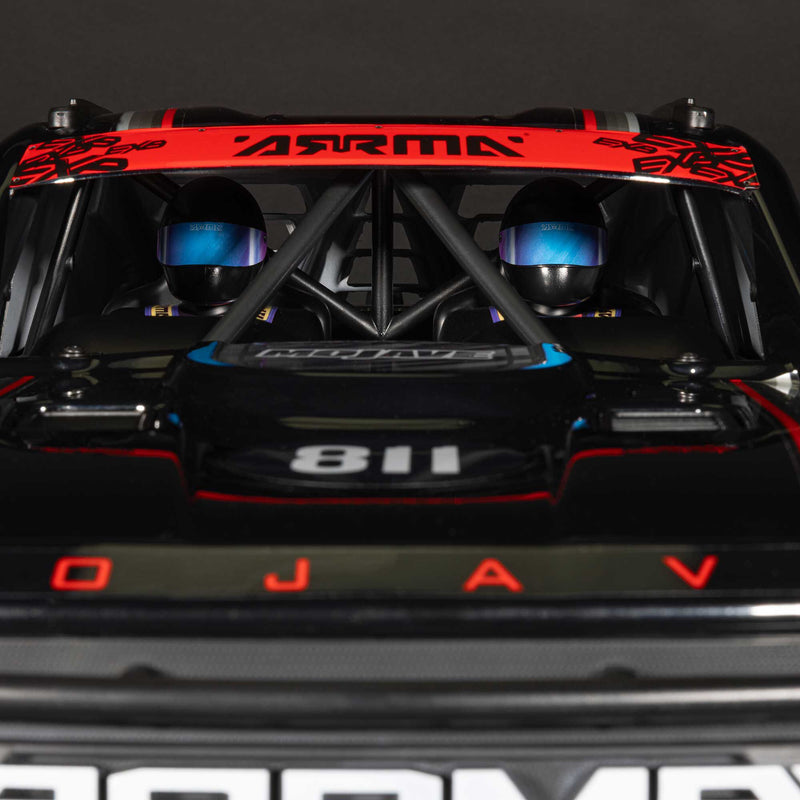 ARA7704V3T1 1/7 MOJAVE 6S EXB 4X4 RTR Brushless Desert Truck, Black