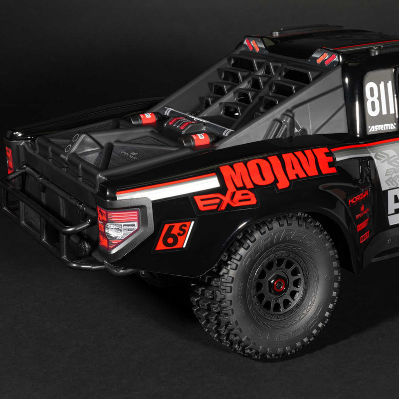 ARA7704V3T1 1/7 MOJAVE 6S EXB 4X4 RTR Brushless Desert Truck, Black
