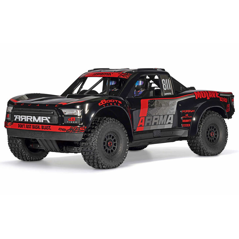 ARA7704V3T1 1/7 MOJAVE 6S EXB 4X4 RTR Brushless Desert Truck, Black