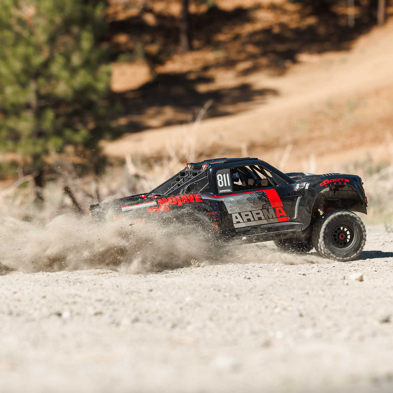ARA7704V3T1 1/7 MOJAVE 6S EXB 4X4 RTR Brushless Desert Truck, Black
