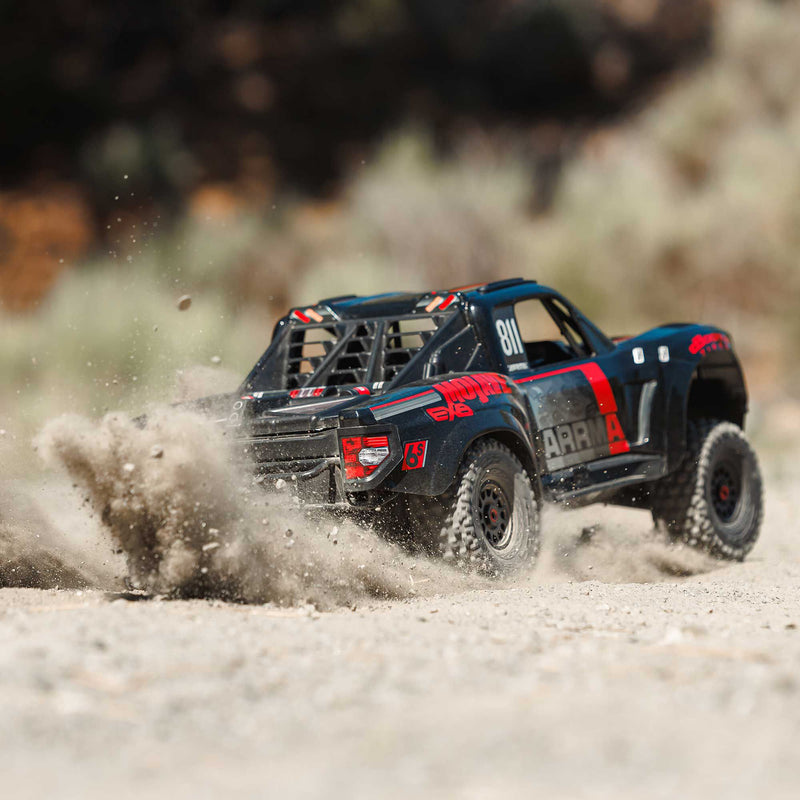 ARA7704V3T1 1/7 MOJAVE 6S EXB 4X4 RTR Brushless Desert Truck, Black