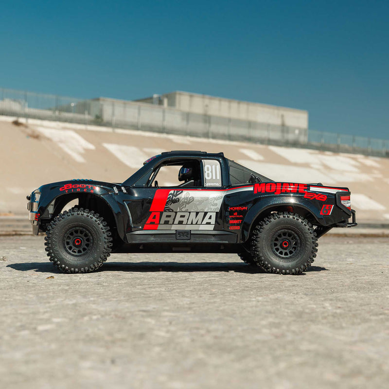 ARA7704V3T1 1/7 MOJAVE 6S EXB 4X4 RTR Brushless Desert Truck, Black
