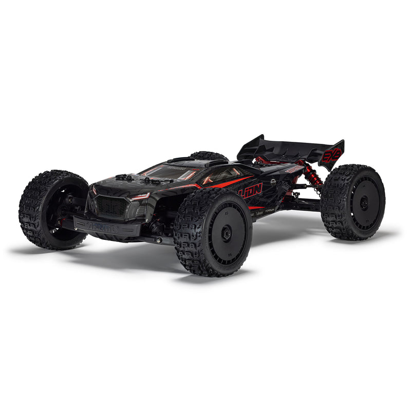 ARA7707V6T1 Arrma 1/7 TALION 6S EXB 4X4 RTR Brushless Speed Truck, Black