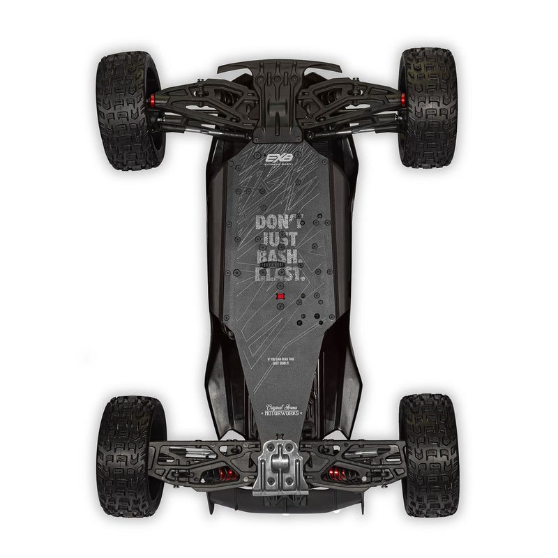 ARA7707V6T1 Arrma 1/7 TALION 6S EXB 4X4 RTR Brushless Speed Truck, Black