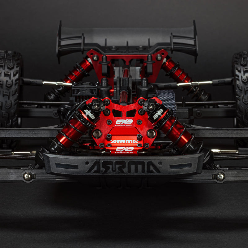 ARA7707V6T1 Arrma 1/7 TALION 6S EXB 4X4 RTR Brushless Speed Truck, Black