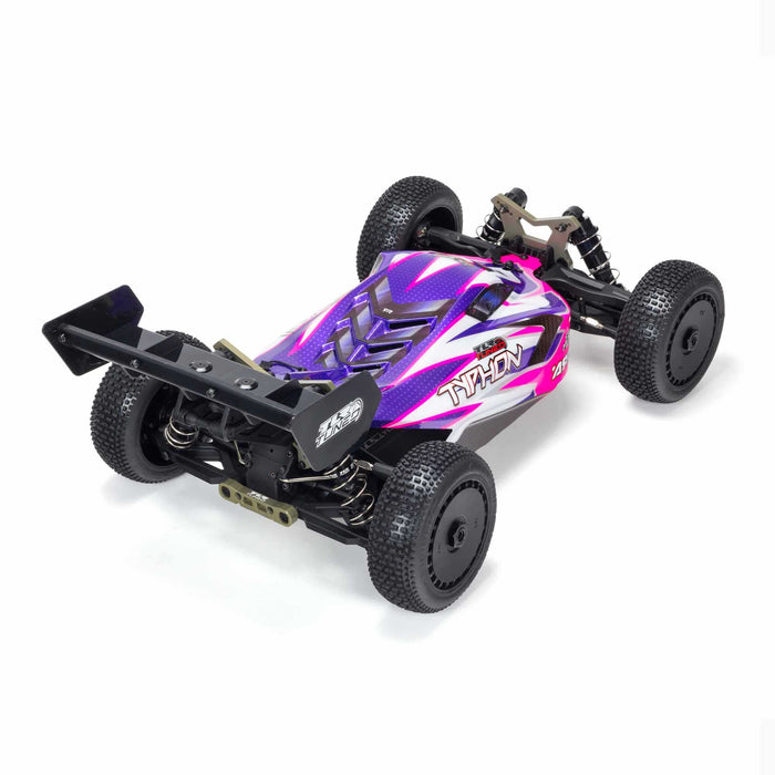 ARA8306 ARRMA 1/8 TYPHON 6S TLR Tuned 4X4 Roller Brushless Buggy, Pink/Purple **FREE SHIPPING**