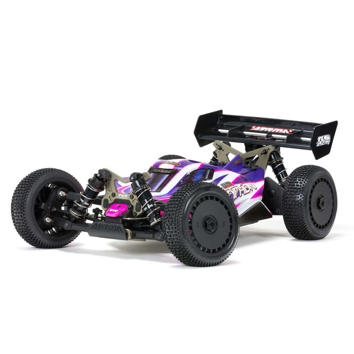 ARA8306 ARRMA 1/8 TYPHON 6S TLR Tuned 4X4 Roller Brushless Buggy, Pink/Purple **FREE SHIPPING**