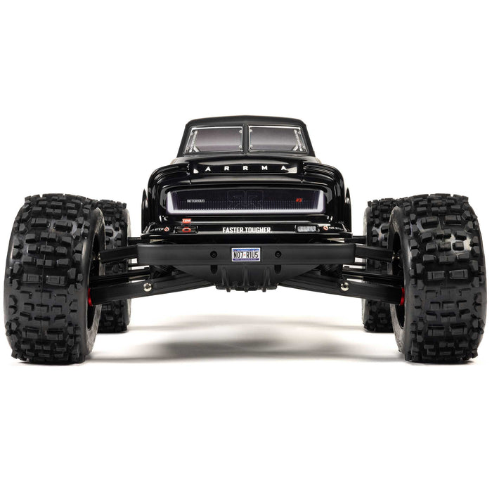 ARA8611V6T Arrma 1/8 NOTORIOUS 6S 4X4 RTR Brushless Stunt Truck, Black